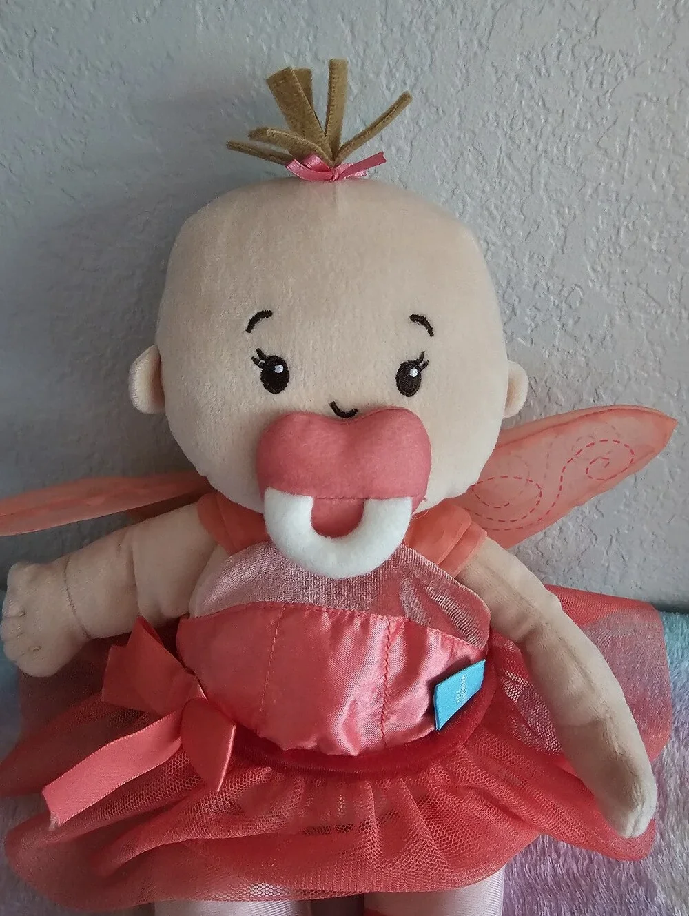 Manhattan Toy Company Baby Stella Twinkle Toes Doll With Magnetic Pacifier